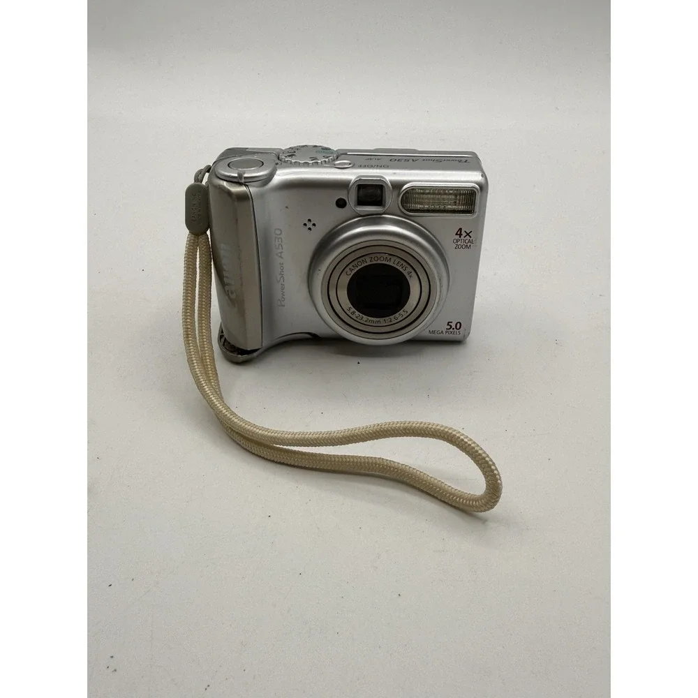 Canon PowerShot A530 5.0MP Compact Digital Camera For Parts or Repair Ships Fast